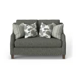Gianna Fabric Bench Loveseat - Image 3