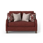 Gianna Fabric Bench Loveseat - Image 6