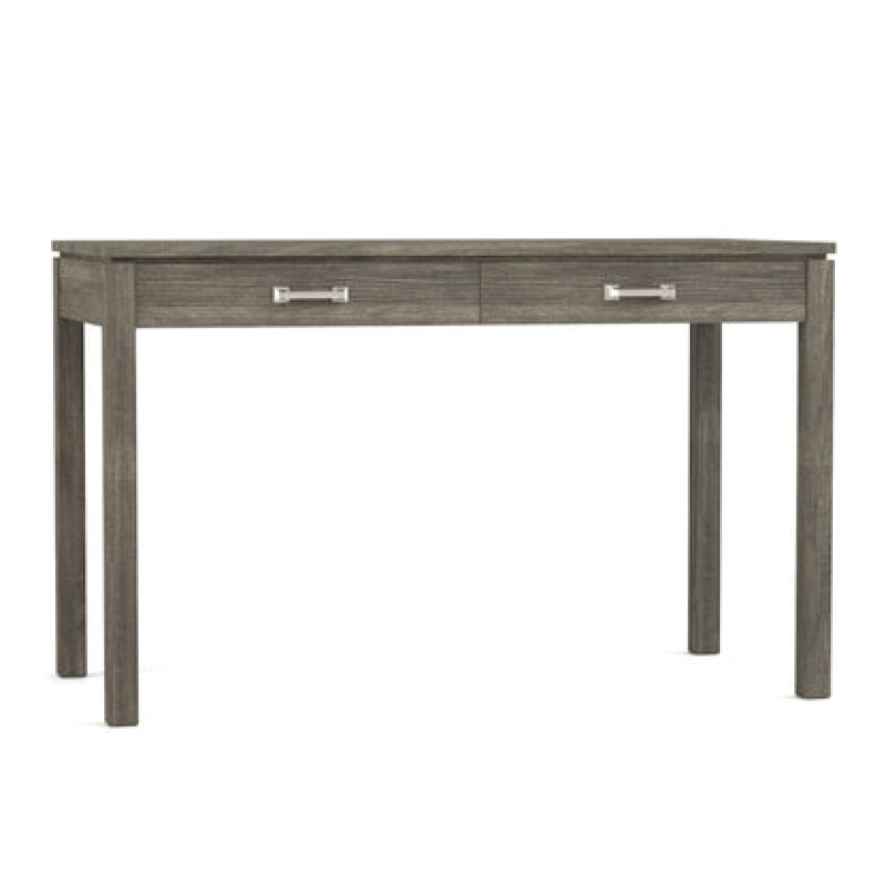 Dwyer 48-inch Desk - 803 Bluff / 05 Nickel Square Pull