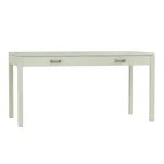 Dwyer 60-inch Desk - 804 Ember / 05 Nickel Square Pull