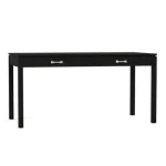 Dwyer 60-inch Desk - 804 Ember / 05 Nickel Square Pull - Image 9