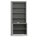 Dwyer Open Bookcase - With Hutch / 803 Bluff - Image 17