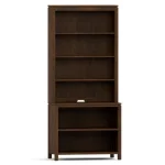 Dwyer Open Bookcase - Without Hutch / 808 Russet - Image 20