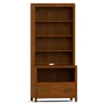 Dwyer One-Drawer File - With Hutch / 800 Clay / 05 Nickel Square Pull - Image 25