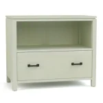 Dwyer One-Drawer File - With Hutch / 800 Clay / 05 Nickel Square Pull - Image 3