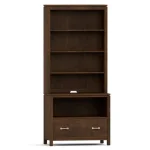 Dwyer One-Drawer File - With Hutch / 801 Coast / 05 Nickel Square Pull