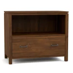 Dwyer One-Drawer File - With Hutch / 801 Coast / 05 Nickel Square Pull - Image 18