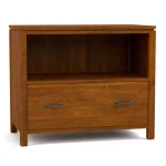 Dwyer One-Drawer File - With Hutch / 801 Coast / 05 Nickel Square Pull - Image 13