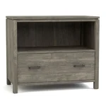 Dwyer One-Drawer File - Without Hutch / 800 Clay / 04 Bronze Square Pull - Image 16
