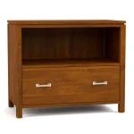 Dwyer One-Drawer File - Without Hutch / 801 Coast / 04 Bronze Square Pull - Image 6