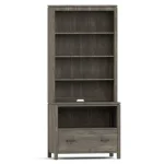 Dwyer One-Drawer File - Without Hutch / 802 Bay / 05 Nickel Square Pull - Image 28