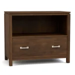 Dwyer One-Drawer File - Without Hutch / 803 Bluff / 05 Nickel Square Pull - Image 10