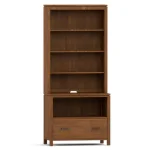Dwyer One-Drawer File - Without Hutch / 804 Ember / 05 Nickel Square Pull - Image 26