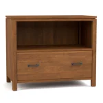 Dwyer One-Drawer File - Without Hutch / 804 Ember / 05 Nickel Square Pull - Image 15