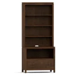 Dwyer One-Drawer File - Without Hutch / 809 Ebony / 04 Bronze Square Pull - Image 29