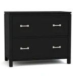 Dwyer Two-Drawer File - With Hutch / 801 Coast / 04 Bronze Square Pull - Image 5