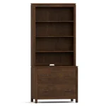 Dwyer Two-Drawer File - Without Hutch / 800 Clay / 04 Bronze Square Pull - Image 30