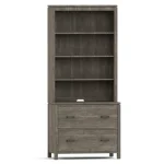 Dwyer Two-Drawer File - Without Hutch / 800 Clay / 04 Bronze Square Pull - Image 29