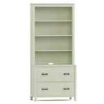 Dwyer Two-Drawer File - Without Hutch / 800 Clay / 04 Bronze Square Pull - Image 28