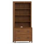 Dwyer Two-Drawer File - Without Hutch / 800 Clay / 04 Bronze Square Pull - Image 27