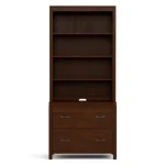 Dwyer Two-Drawer File - Without Hutch / 800 Clay / 04 Bronze Square Pull - Image 23
