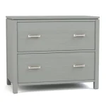 Dwyer Two-Drawer File - Without Hutch / 800 Clay / 04 Bronze Square Pull - Image 7