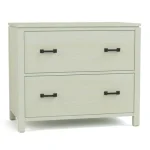 Dwyer Two-Drawer File - Without Hutch / 801 Coast / 04 Bronze Square Pull - Image 16