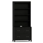 Dwyer Two-Drawer File - Without Hutch / 807 Harvest / 05 Nickel Square Pull - Image 24