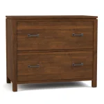 Dwyer Two-Drawer File - Without Hutch / 807 Harvest / 05 Nickel Square Pull - Image 18