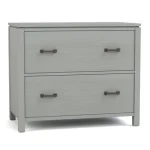 Dwyer Two-Drawer File - Without Hutch / 808 Russet / 05 Nickel Square Pull - Image 15