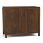 Dwyer Two-Door Cabinet - With Hutch / 801 Coast / 05 Nickel Square Pull - Image 19