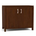 Dwyer Two-Door Cabinet - With Hutch / 803 Bluff / 05 Nickel Square Pull - Image 20
