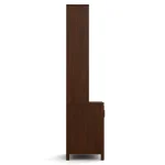 Dwyer Two-Door Cabinet - With Hutch / 804 Ember / 05 Nickel Square Pull - Image 22