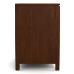 Dwyer Two-Door Cabinet - With Hutch / 804 Ember / 05 Nickel Square Pull - Image 30