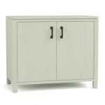 Dwyer Two-Door Cabinet - Without Hutch / 800 Clay / 05 Nickel Square Pull - Image 3
