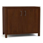 Dwyer Two-Door Cabinet - Without Hutch / 801 Coast / 04 Bronze Square Pull - Image 20