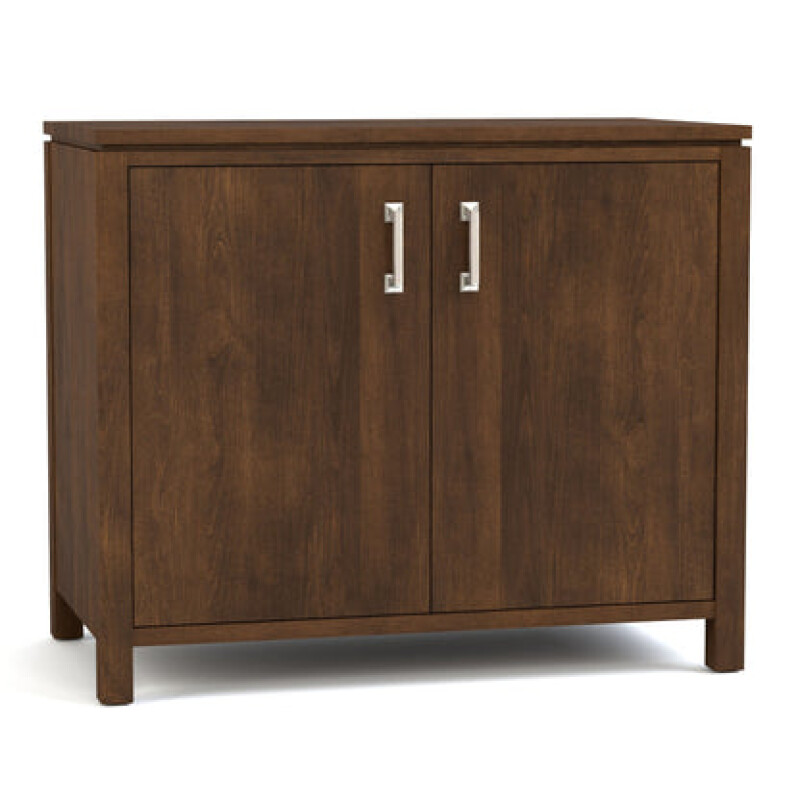Dwyer Two-Door Cabinet - Without Hutch / 801 Coast / 05 Nickel Square Pull