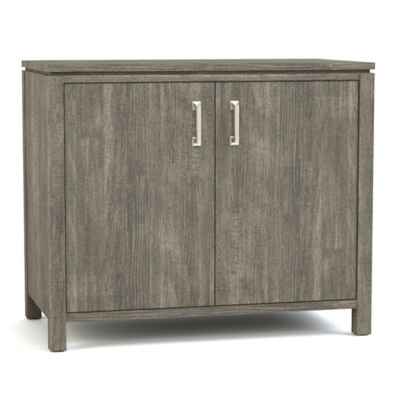 Dwyer Two-Door Cabinet - Without Hutch / 803 Bluff / 05 Nickel Square Pull