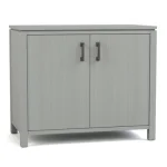 Dwyer Two-Door Cabinet - Without Hutch / 804 Ember / 04 Bronze Square Pull - Image 14