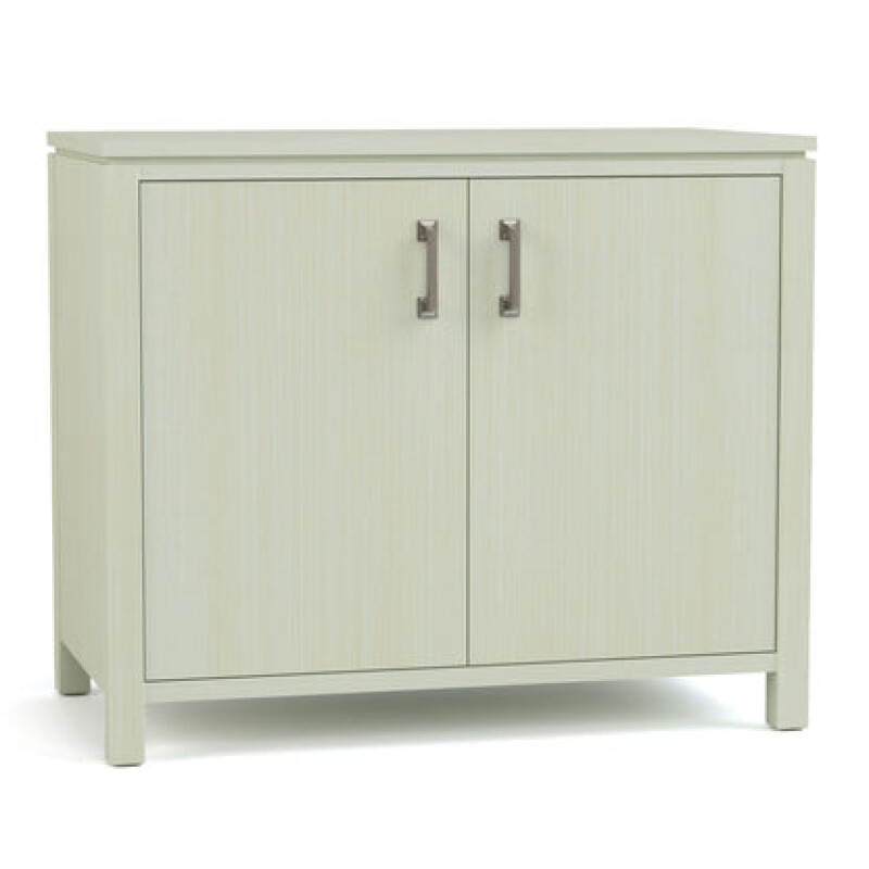Dwyer Two-Door Cabinet - Without Hutch / 804 Ember / 05 Nickel Square Pull