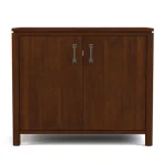 Dwyer Two-Door Cabinet - Without Hutch / 806 Mist / 04 Bronze Square Pull - Image 4