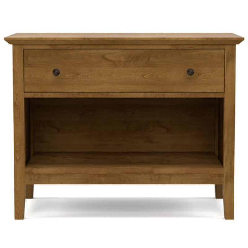Gable Road One-Drawer Case - 805-Dune / 02-Bronze Knob