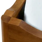 Martine Bed with Upholstered Headboard - California King / Cherry - 90N Coventry / Piazza Pebbble - Image 6