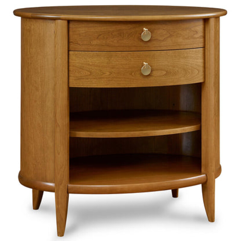 Martine Oval Nightstand - Cherry - 90N Coventry