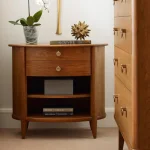 Martine Oval Nightstand - Cherry - 90N Coventry - Image 3