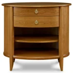 Martine Oval Nightstand - Cherry - 90N Coventry - Image 4