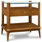 Martine Glass-Top Nightstand - 91N-Bristol - Image 3