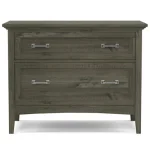 Revere Two-Drawer File - 803-Bluff / 05-Nickel Square Pull