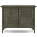 Revere Two-Door Cabinet - 803-Bluff / 05-Nickel Square Pull