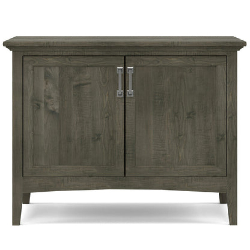 Revere Two-Door Cabinet - 803-Bluff / 05-Nickel Square Pull